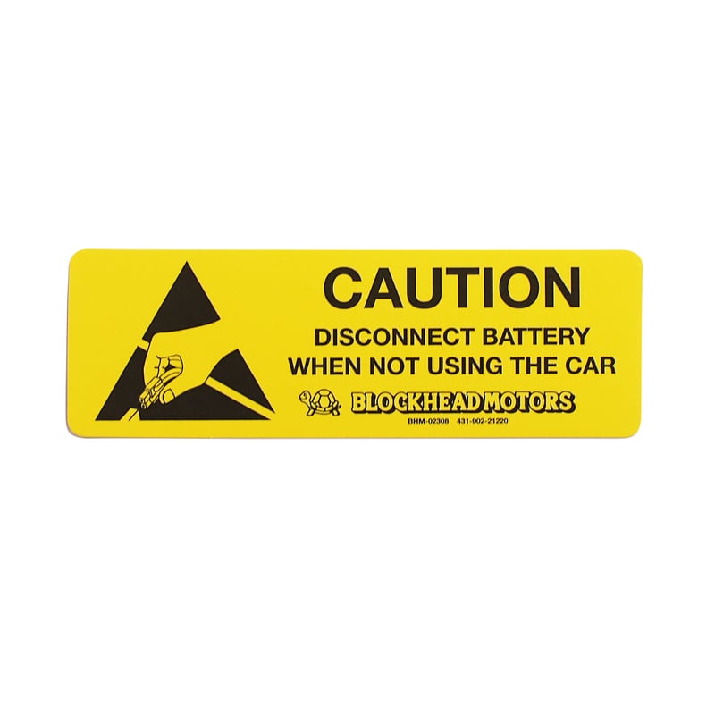 CAUTIONステッカー / Caution sticker | BLOCKHEAD MOTORS