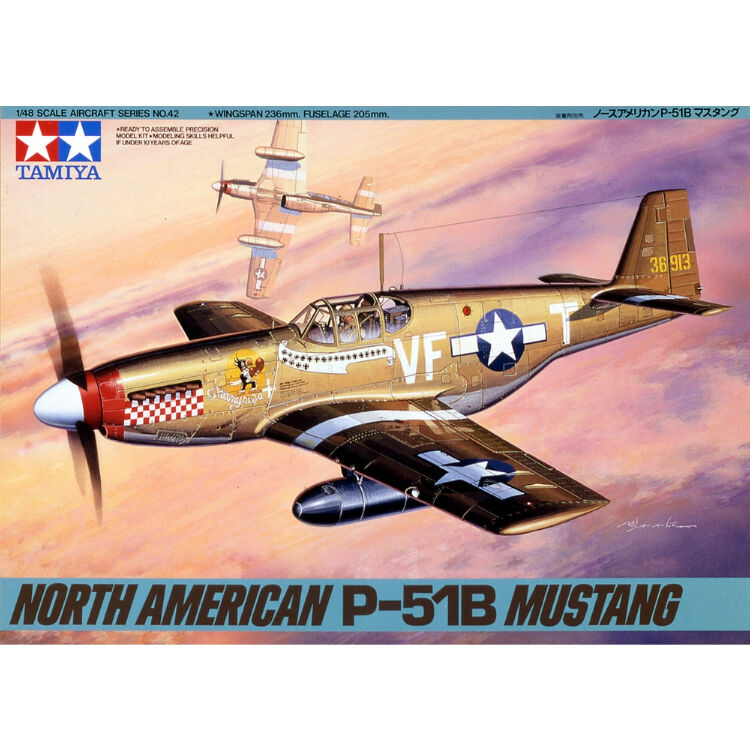 1/48 ノースアメリカン P-51D マスタング: スケールモデル