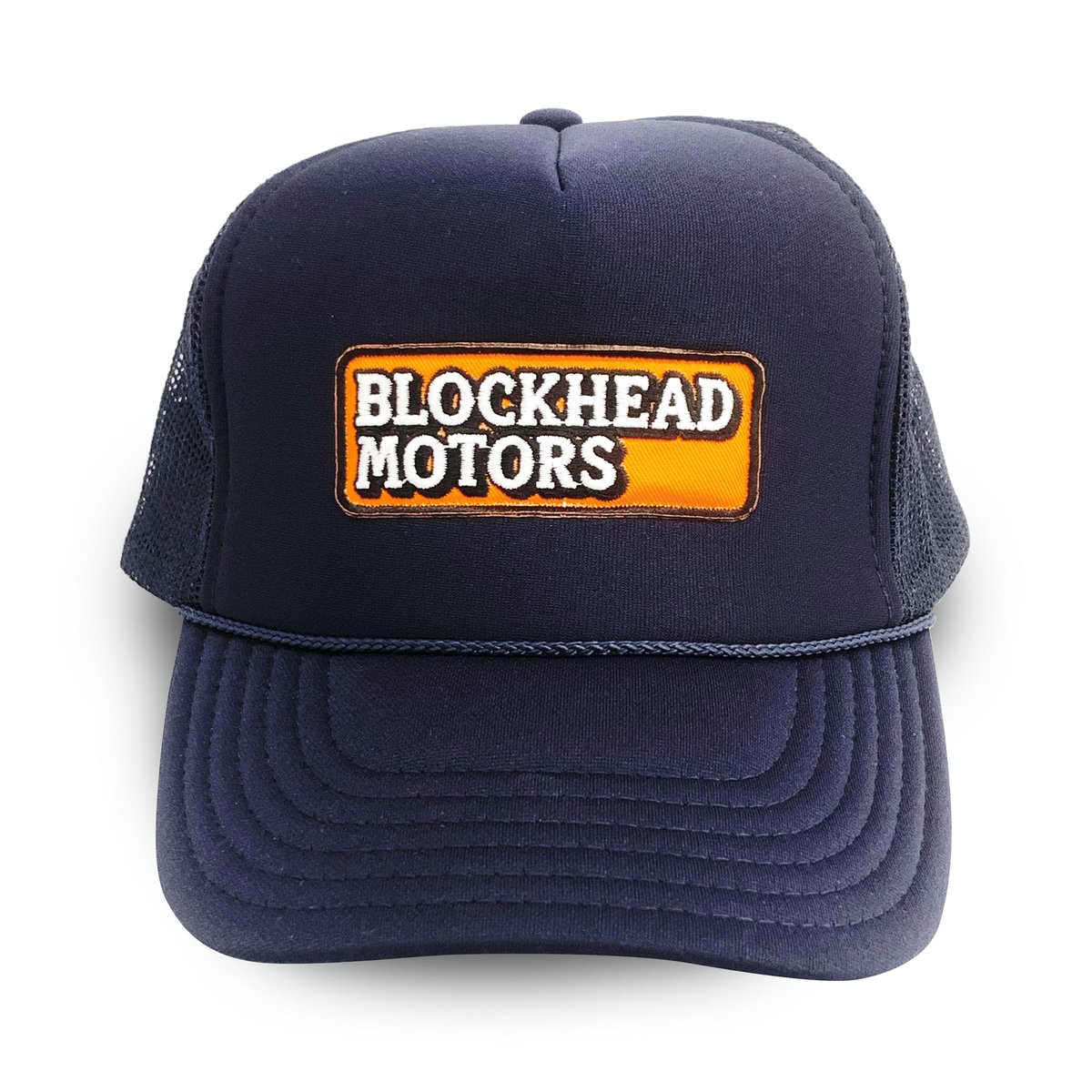 BLOCKHEAD MOTORSメッシュキャップ／刺繍ロゴ | BLOCKHEAD MOTORS