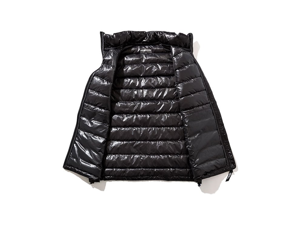 【数量は多】 タミヤマーク WATANABE JUN ダウンベスト MOTORS BLOCKHEAD | (青) ジャケット・アウター