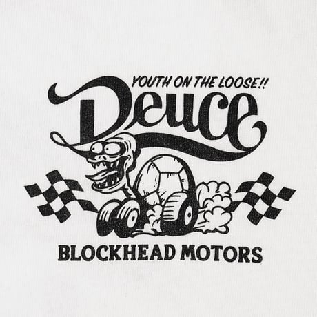 BLOCKHEAD MOTORS x Deuce Grease SODA Tシャツ