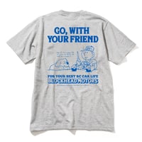 GO WITH FRIEND Tシャツ（グレー）
