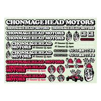 TEAM CHONMAGE x BLOCKHEAD MOTORS コラボデカールシート