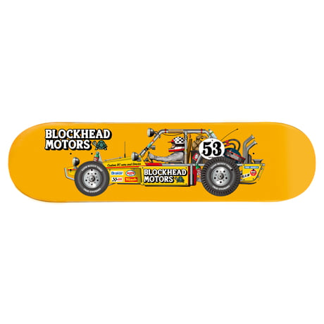 BLOCKHEAD MOTORS ビンテージバギースケートデッキ（レッド） CATEGORY BHMオリジナル雑貨 | BLOCKHEAD MOTORS