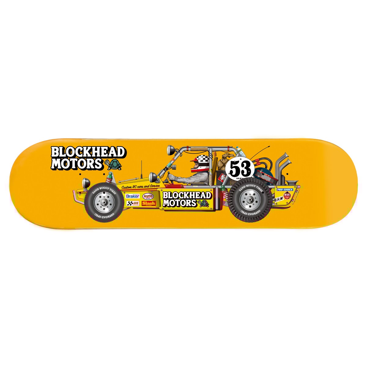 ビンテージバギースケートデッキ | BLOCKHEAD MOTORS