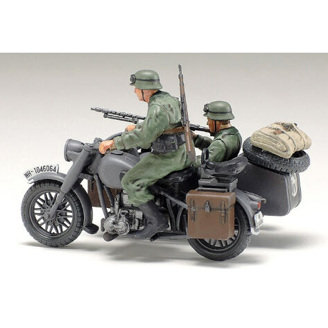 タミヤ 1/48 ドイツ軍用サイドカー | BLOCKHEAD MOTORS