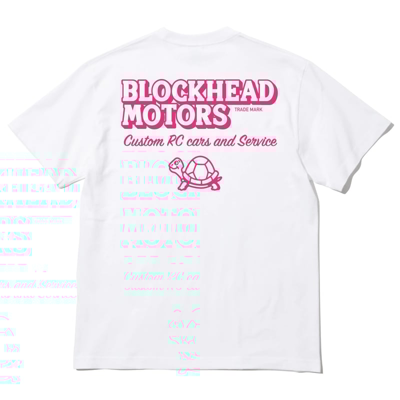 BLOCKHEAD MOTORSスタンダードTシャツ／ピンク | BLOCKHEAD MOTORS