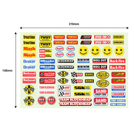 スポンサーデカールセット