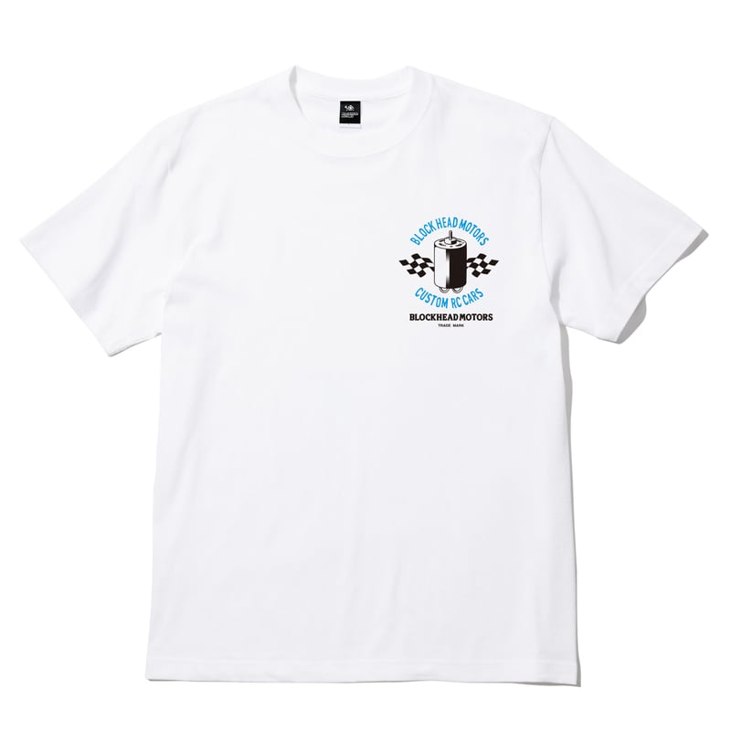 BHモーターTシャツ(ホワイト) | BLOCKHEAD MOTORS