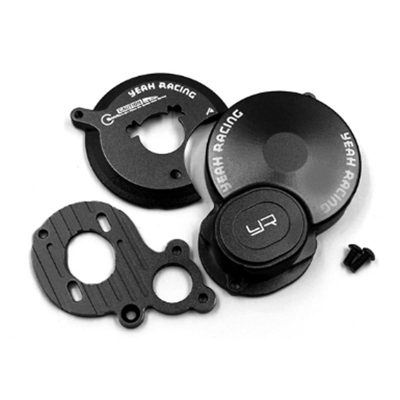 YEAH RACING アルミ ギアカバー モーターマウント タミヤBBX(BB-01) ブ