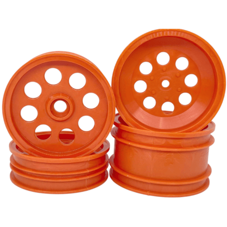 JC RACING PRODUCTS ワイルドワン、フォックス 2WD ホイールセット (4pc)(オレンジ) JC-0058-O
