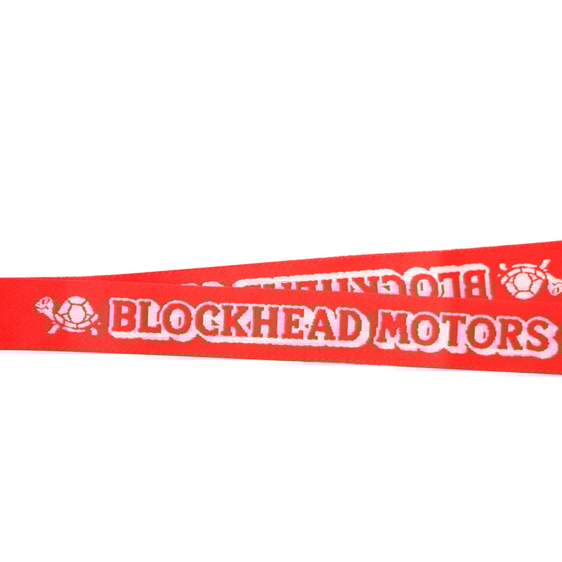 BLOCKHEAD MOTORS ネックストラップ【レッド】 | BLOCKHEAD MOTORS BLOCKHEAD MOTORS ネックストラップ【レッド】 | BLOCKHEAD MOTORS