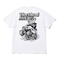 BLOCKHEAD MOTORS ビンテージバギースケートデッキ（レッド） BLOCKHEAD MOTORS ビンテージバギースケートデッキ（レッド