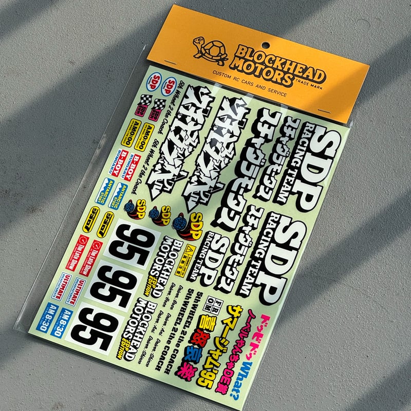 スチャダラパー x BLOCKHEAD MOTORSデカール | BLOCKHEAD MOTORS