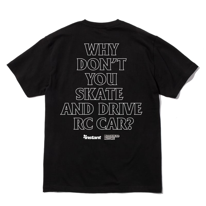 Instant 30th x BHMコラボTシャツ／ブラック | BLOCKHEAD MOTORS