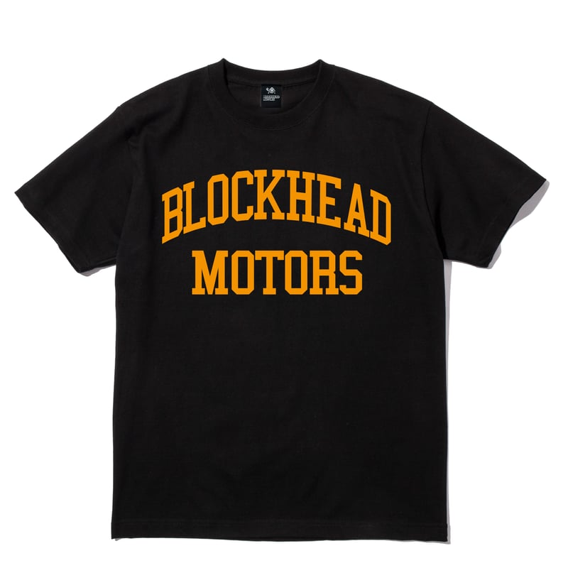 カレッジTシャツ(ブラック/イエロー) | BLOCKHEAD MOTORS カレッジTシャツ(ブラック/イエロー) | BLOCKHEAD MOTORS