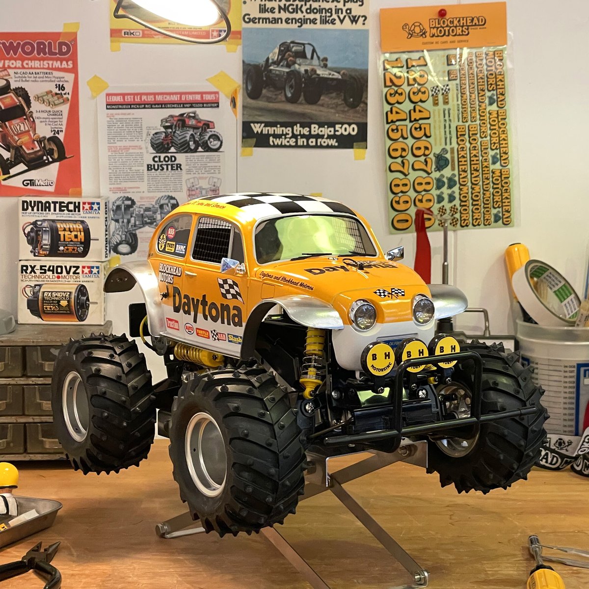 Daytona X BLOCKHEAD MOTORSコラボデカールシート | BLOCKHEA