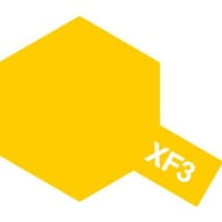 タミヤ アクリルミニ XF-3 フラットイエロー