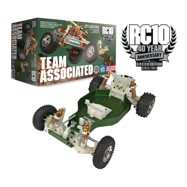 アソシ・RC10・40周年アニバーサリー・新品未開封品・シリアルナンバーあり ASSOCIATED AS6010 RC10 40th Anniversary Green E