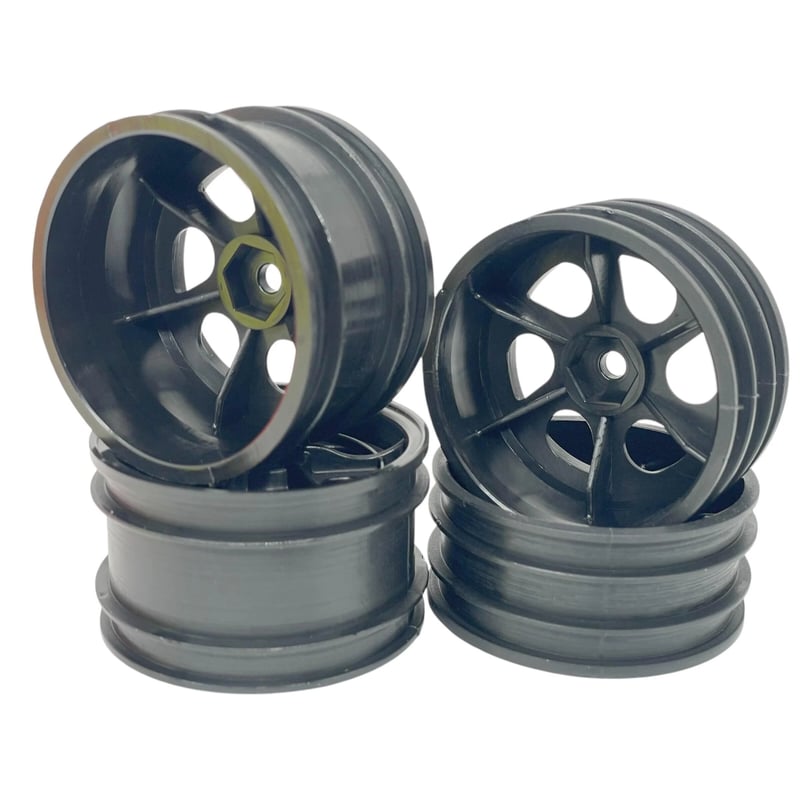 JC RACING PRODUCTS イグレス 4WD ホイールセット(4pcs)(ブラック)