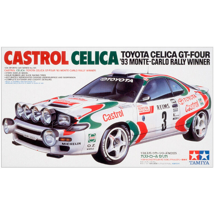タミヤ 1/24 カストロール・セリカ（'93モンテカルロラリー優勝車