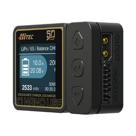 HiTEC X1 NANO USB 50th anniv. USBバランス充・放電器［ X1