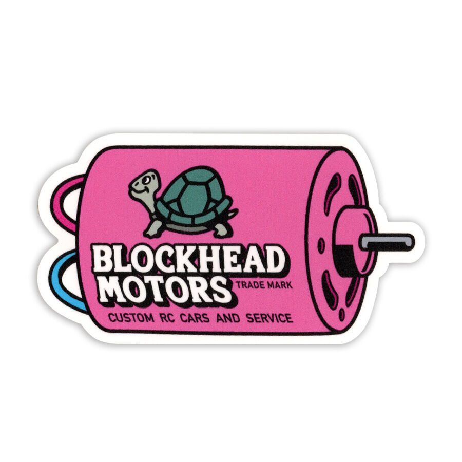 モーターステッカー【ピンク】 | BLOCKHEAD MOTORS