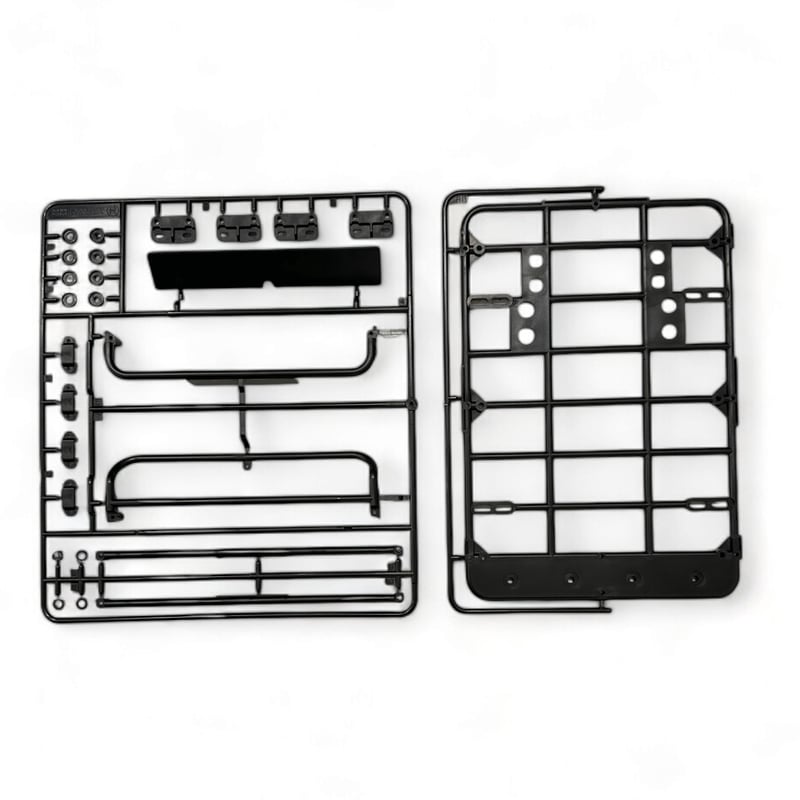 引退 青黒ジャバランガループ フルプロモデッキ 超次元、調整パーツ付き タミヤ カスタマーパーツ フォード ブロンコ 2021 Rパーツ(黒 ルーフ