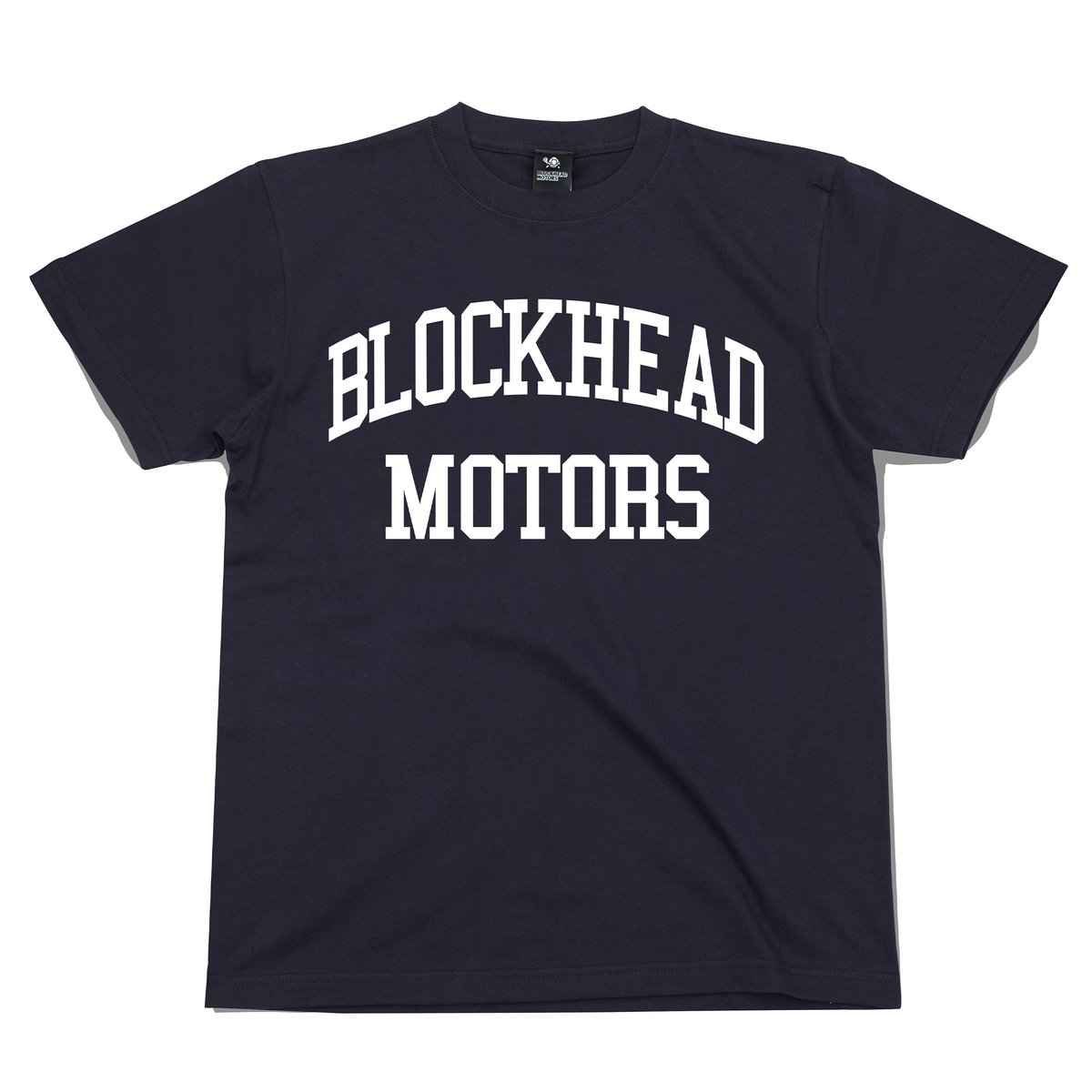 カレッジTシャツ（ネイビー／ホワイト） | BLOCKHEAD MOTORS