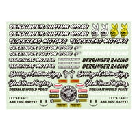 Derringer Custom Signs x BLOCKHEAD MOTORS  コラボデカールシート