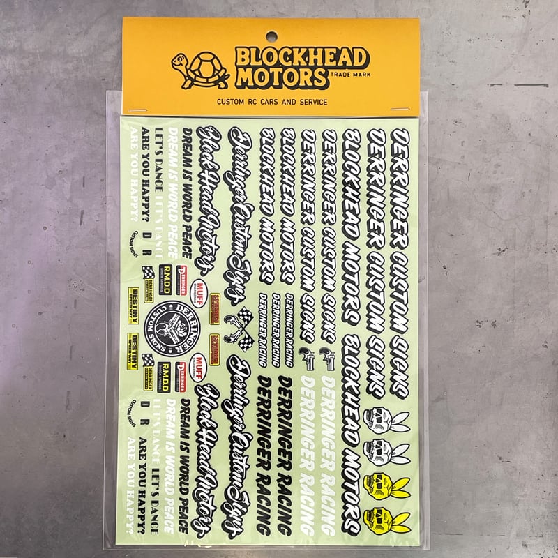 Derringer Custom Signs x BLOCKHEAD MOTORS コラボデ