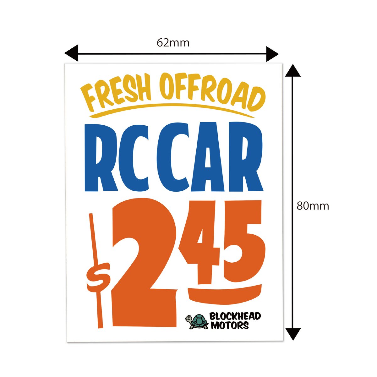FRESH RCステッカー | BLOCKHEAD MOTORS