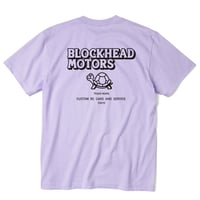 BLOCKHEAD MOTORSスタンダードTシャツ／ライトパープル