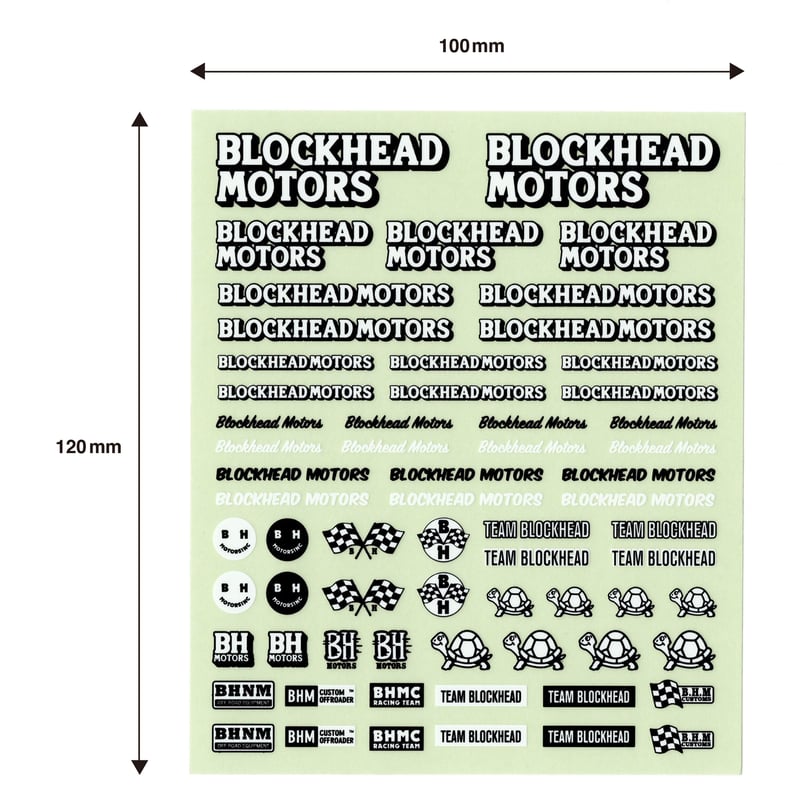 BLOCKHEAD MOTORS 1/32デカール | BLOCKHEAD MOTORS