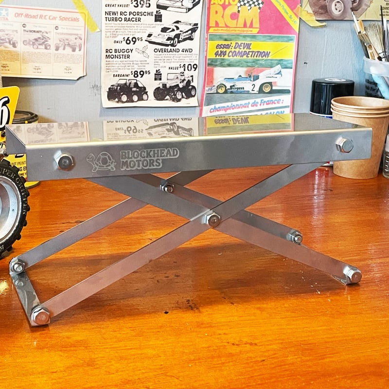 ステンレスRCカースタンド | BLOCKHEAD MOTORS