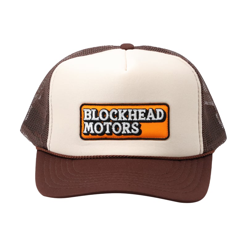 BLOCKHEAD MOTORSメッシュキャップツートン/刺繍ロゴ BLOCKHEAD MOTORSメッシュキャップツートン/刺繍ロゴ