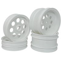 JC RACING PRODUCTS ワイルドワン、フォックス 2WD ホイールセット (4pc)(ホワイト) JC-0058-W