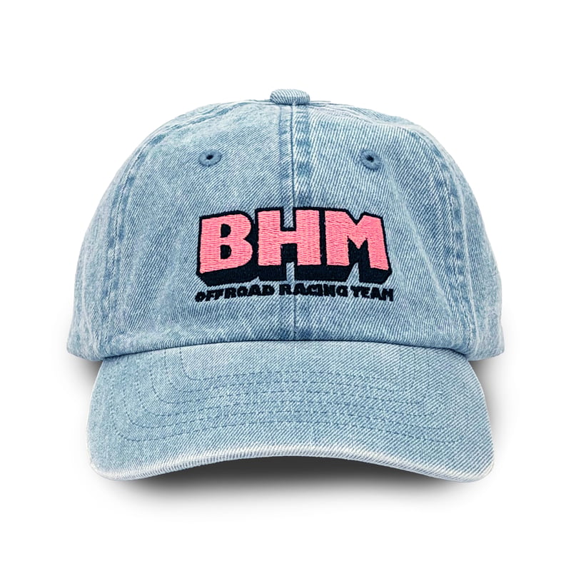 BHM立体ロゴキャップ／デニム | BLOCKHEAD MOTORS