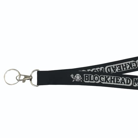 BLOCKHEAD MOTORS ネックストラップ【ブラック】