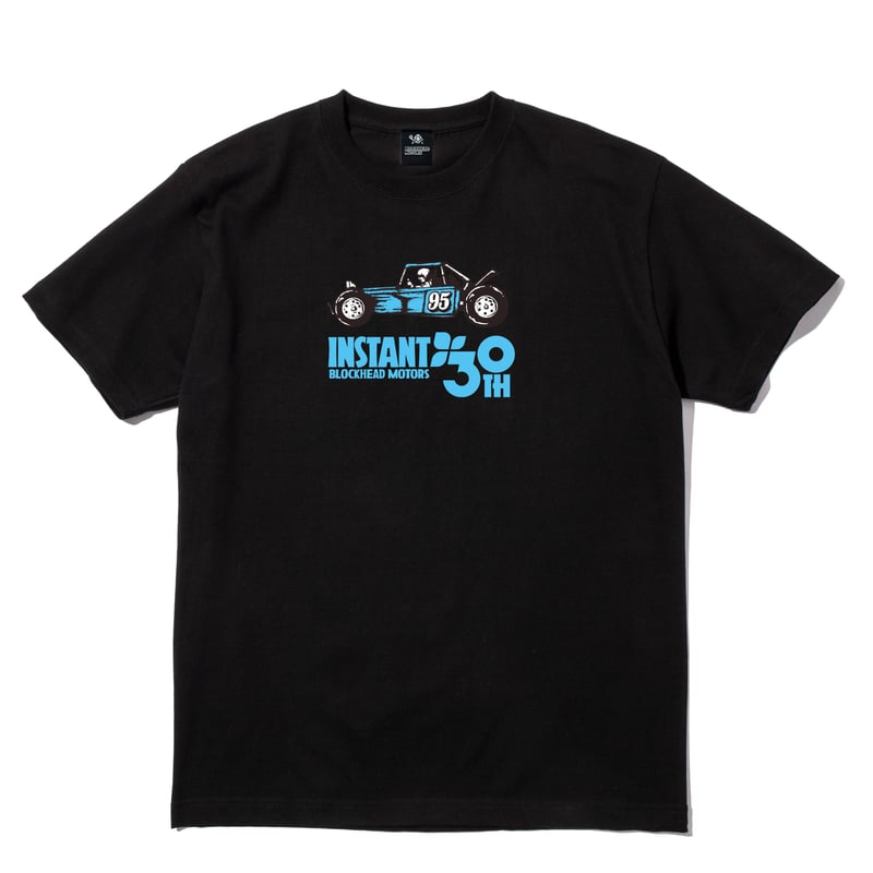 Instant 30th x BHMコラボTシャツ／ブラック | BLOCKHEAD MOTORS