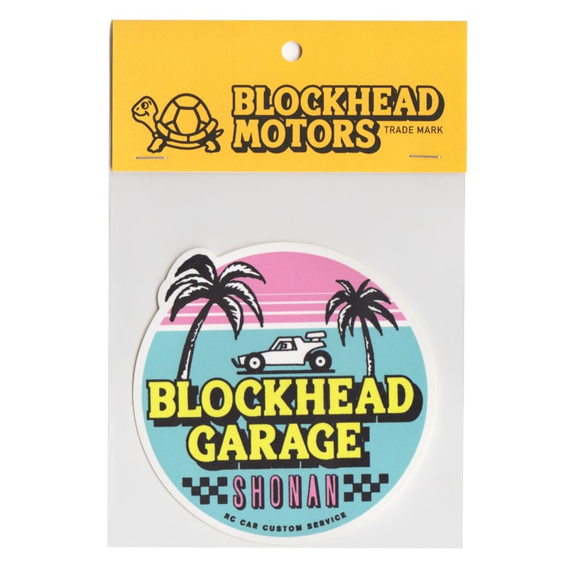 BLOCKHEAD GARAGE SHONANステッカー | BLOCKHEAD MOTORS
