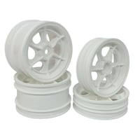 JC RACING PRODUCTS アスチュート 2WD ホイールセット (4pc)(ホワイト) JC-0055-W