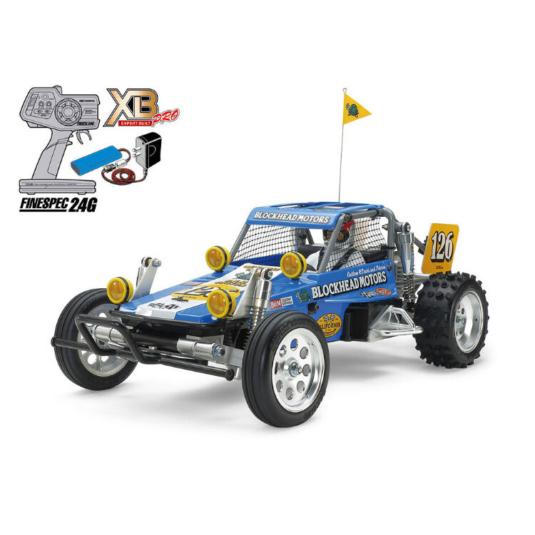 タミヤ ブロックヘッドモータース ホットショットⅡ ワイルドワン　ホーネット タミヤ 1/10RC XB ワイルドワンオフローダー BLOCKHEAD MOTORS 完成車