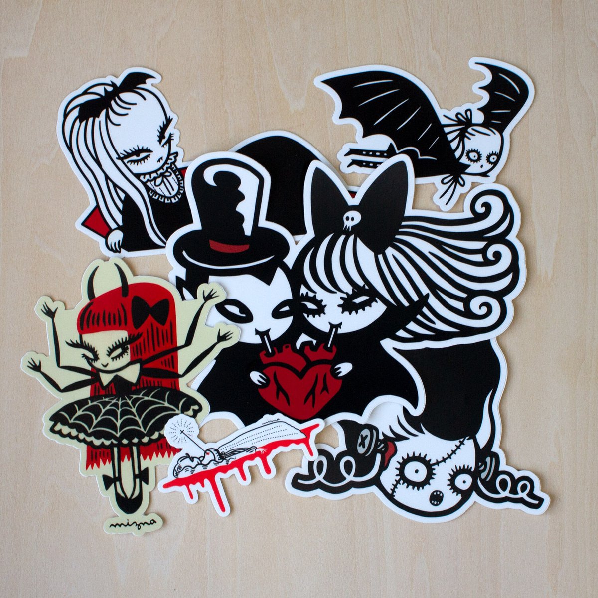 Mizna x Martian Toys Complete Sticker pack ステッカーセット