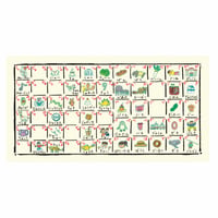 あいうえお表2（濁音・半濁音・拗音）ハガキサイズ