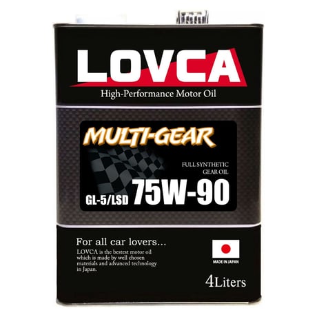 CATEGORY 【ギヤオイル】 | LOVCAモーターオイル