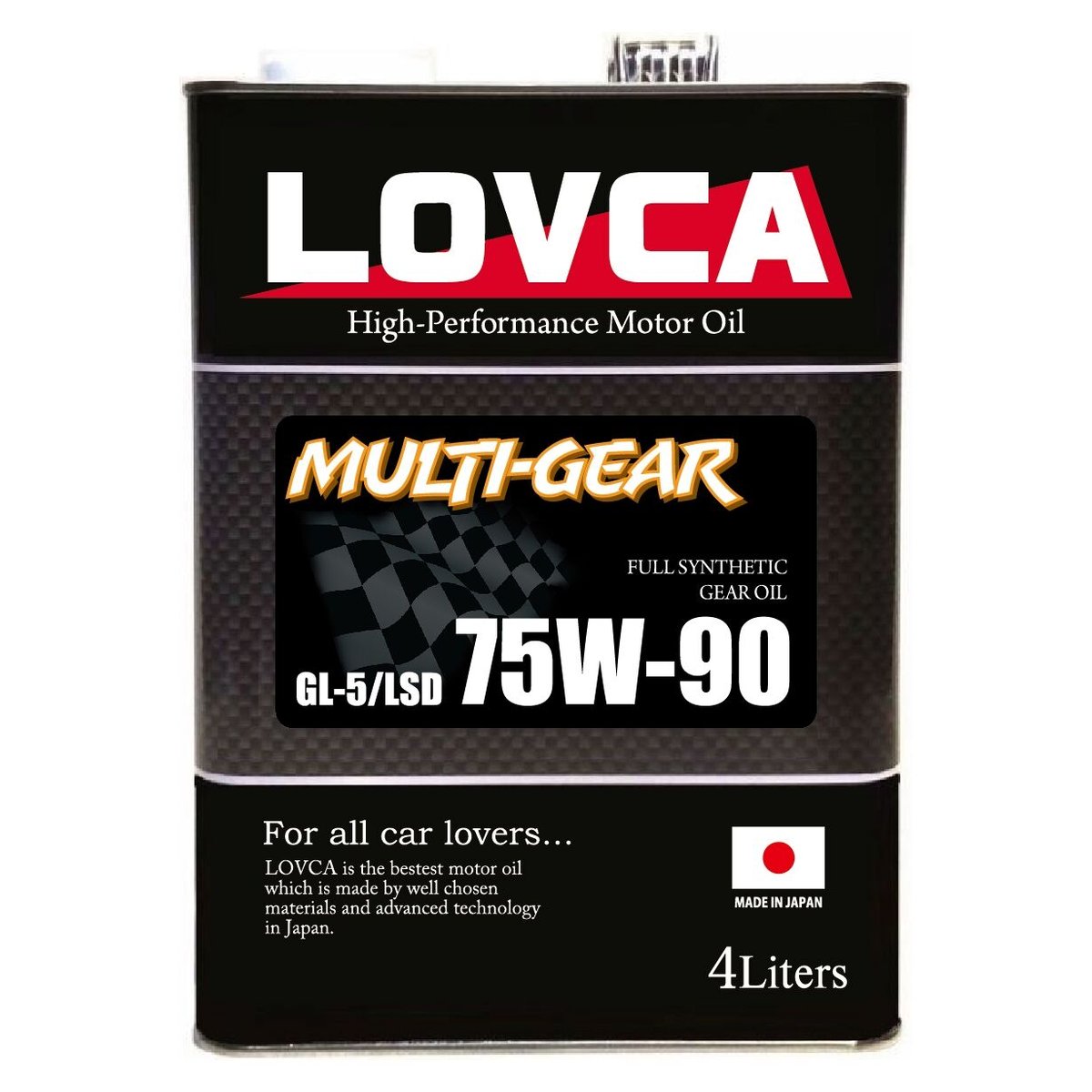 □送料無料□LOVCA MULTI-GEAR 75W-90 4L GL-5/LSD□LMG75