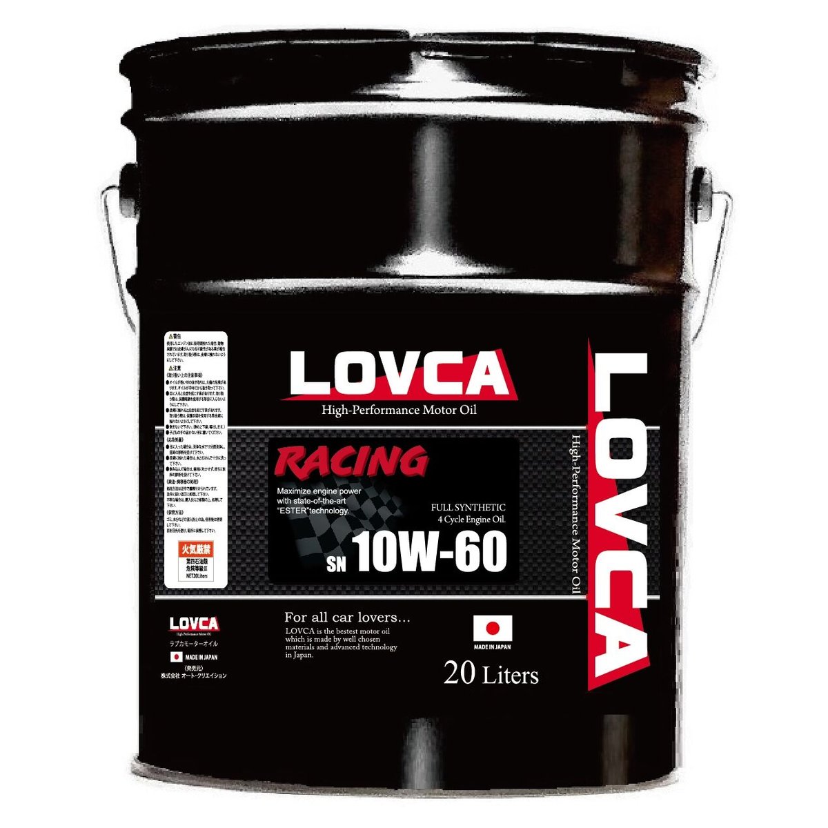 □送料無料□LOVCA RACING 10W-60 20L SN□LR1060-20 | LO