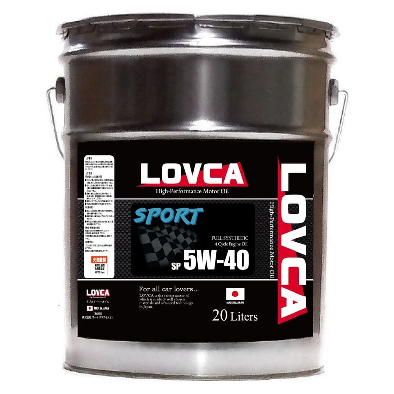 □送料無料□LOVCA SPORT 5W-40 20L SP□LS540-20 | LOVCA