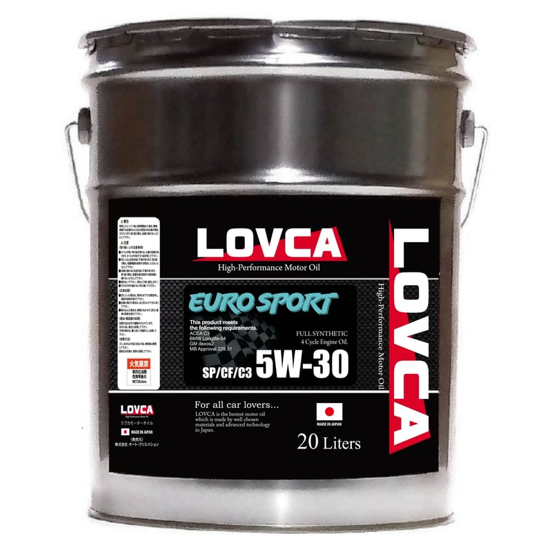 □送料無料□LOVCA EURO-SPORT 5W-30/20L SP/C3□LES530-2